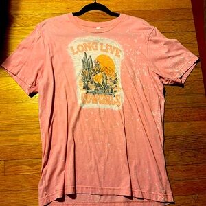 Bleached handmade sublimated tshirt size large